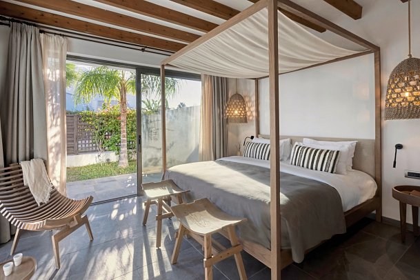 Aulus Lindos Rhodes - Wohnbeispiel Bungalow Garden View Tropical Zen Suite (Zimmercodierung B3G)