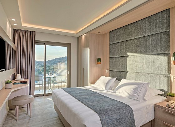 Amada Colossos Resort - Wohnbeispiel Doppelzimmer Landblick (Zimmercodierungen D3L, DP1, EC1 & D1L)