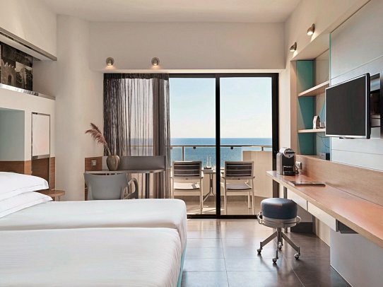 Esperos Palace - Wohnbeispiel Doppelzimmer obere Etage (Zimmercodierung D1D)