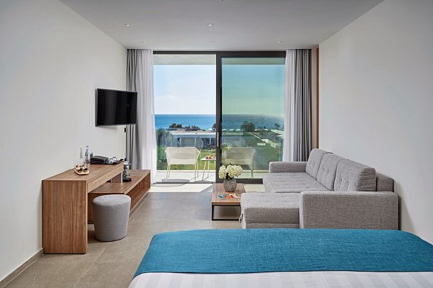 Gennadi Grand Resort - Wohnbeispiel Juniorsuite Meerblick (Zimmercodierung JBM)