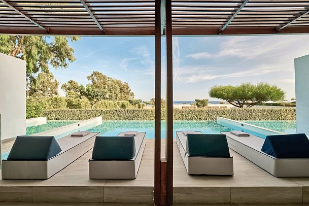 Gennadi Grand Resort - Wohnbeispiel Suite Gartenblick Privatpool (Zimmercodierung W1G)