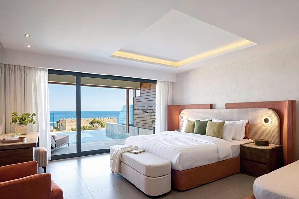 Boutique 5 Hotel & Spa - Wohnbeispiel Junior Suite Superior Meerblick Privatpool (Zimmercodierung JS1)