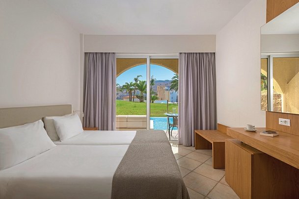 Lindos Royal Resort - Wohnbeispiel Doppelzimmer Deluxe Gemeinschaftspool (Zimmercodierung DD1)
