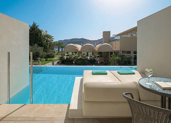 Lindos Royal Resort - Wohnbeispiel Suite Gemeinschaftspool (Zimmercodierung WB1)