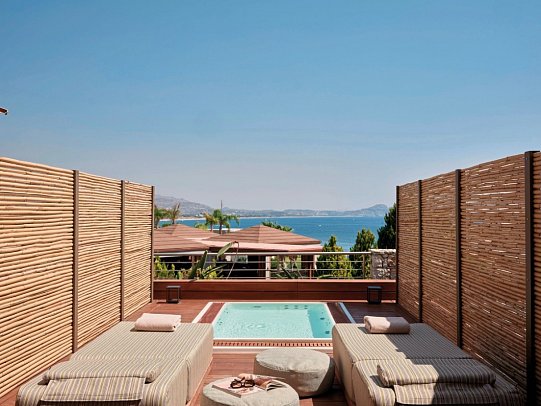 Sentido Port Royal Villas & Spa - Wohnbeispiel Bungalow Meerblick Jacuzzi (Zimmercodierung BSM)