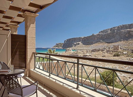 Lindian Dream SeaSide Resort - Wohnbeispiel Maisonette seitlicher Meerblick (Zimmercodierung MBN)