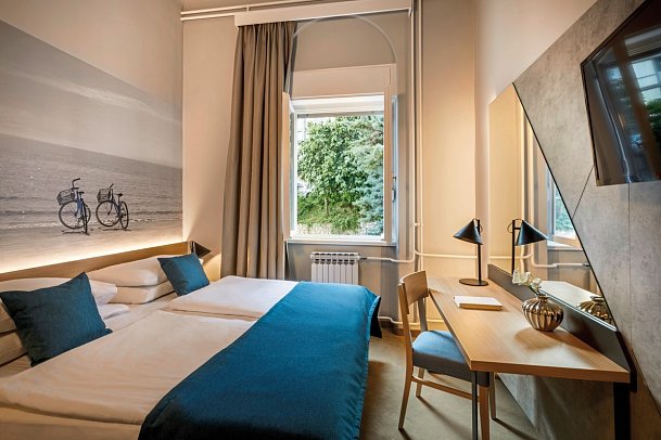 Hotel Istra - Wohnbeispiel Einzelzimmer (Zimmercodierung EB1)