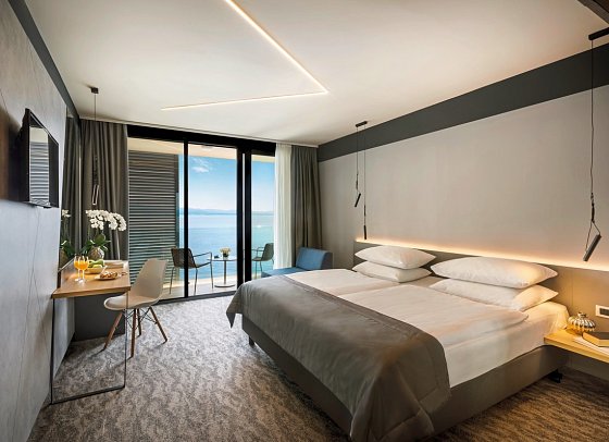 Hotel Istra - Wohnbeispiel Doppelzimmer Superior Meerblick (Zimmercodierung DSM)