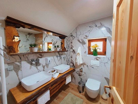 Plitvice Green Valley - Beispiel Bad Doppelzimmer Superior (Zimmercodierung DS6)