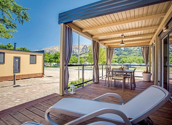 Valamar Camping Baska - Wohnbeispiel Vela Bay Home für 4+2 (Zimmercodierung CB1)