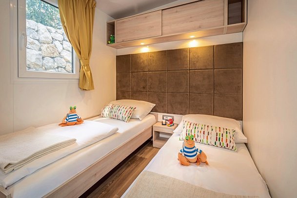 Valamar Camping Jezevac - Wohnbeispiel Lungomare Home für 4+2 (Zimmercodierungen CB3 & CB4)
