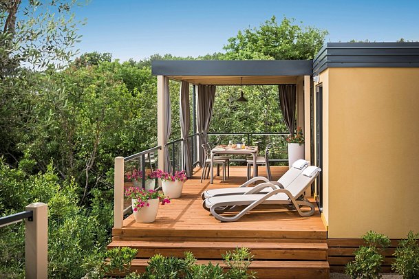 Valamar Camping Krk - Wohnbeispiel Bella Vista Home für 4+2 (Zimmercodierung CB2)