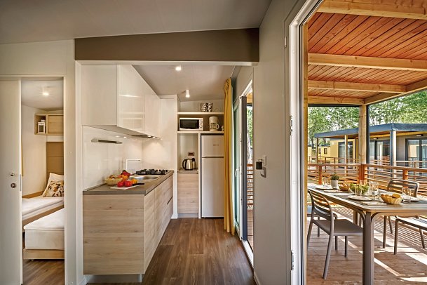 Valamar Camping San Marino - Wohnbeispiel Lopar Garden Home für 4+2 (Zimmercodierung CM1)