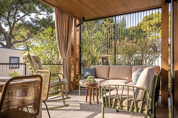 Valamar Camping Padova - Wohnbeispiel Hilltop Green Home für 5 (Zimmercodierung CB6)