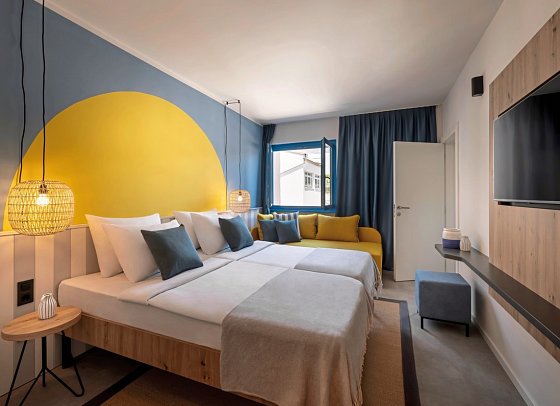 Sunny Krk by Valamar - Wohnbeispiel Zimmer für 2 plus 1 (Zimmercodierung DB1)