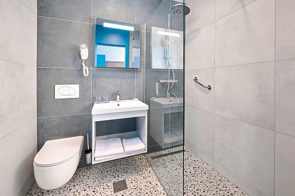 Magal Maradiso Hotel by Aminess - Beispeil Bad Doppelzimmer Superior (Zimmercodierungen DS1 & JSC)