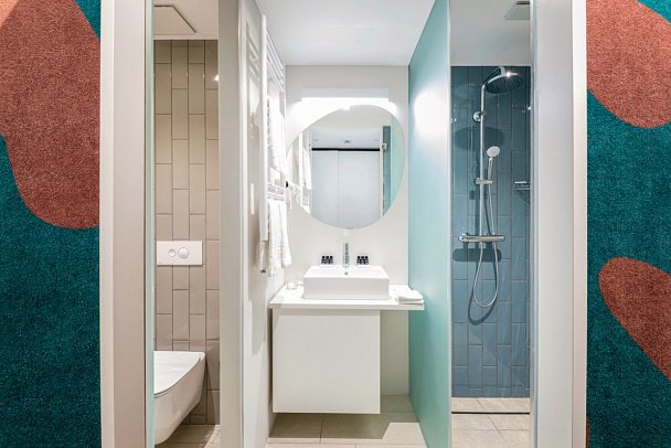 Aminess Vival Lisanj Familiy Hotel - Beispiel Bad Doppelzimmer Klassik (Zimmercodierungen DB2, DMM & FB1)