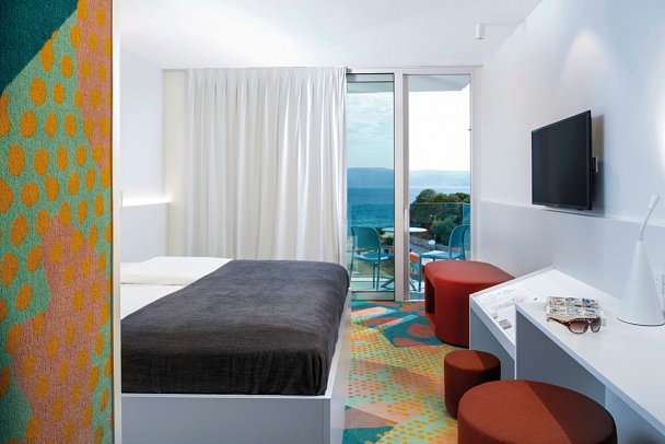 Aminess Vival Lisanj Familiy Hotel - Wohnbeispiel Doppelzimmer Premium Meerblick (Zimmercodierung DMM)