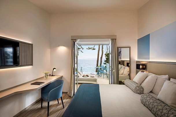 Valamar Carolina Hotel & Villas - Wohnbeispiel Swim up Zimmer für 2 Meerblick (Zimmercodierung VMQ)