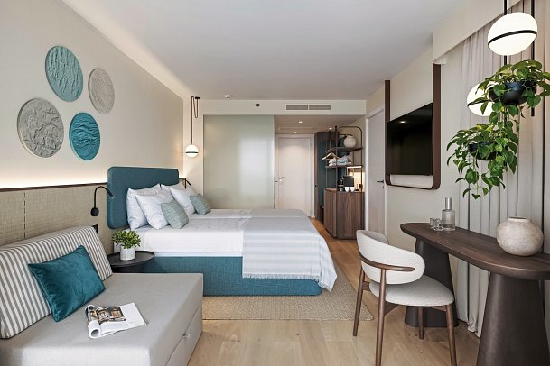 Arba Resort Valamar Collection - Wohnbeispiel Zimmer für 2 plus 1 (Zimmercodierungen DB2 & FV1)