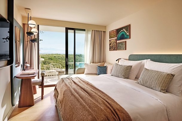 Arba Resort Valamar Collection - Wohnbeispiel Zimmer für 2 plus 1 Meerseite (Zimmercodierungen DBC & FV2)