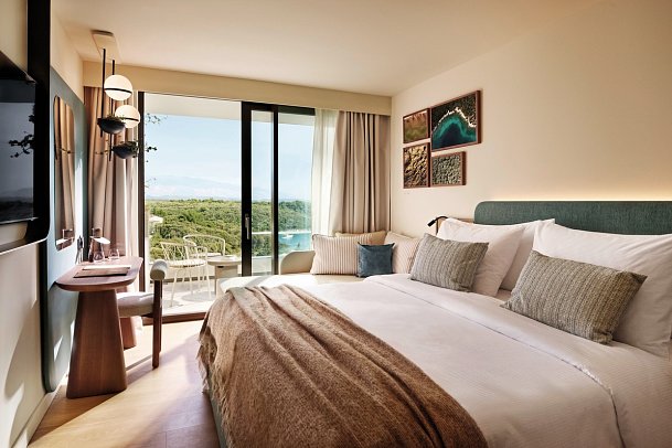 Arba Resort Valamar Collection - Wohnbeispiel Zimmer für 2 plus 1 Meerblick (Zimmercodierung DBM)