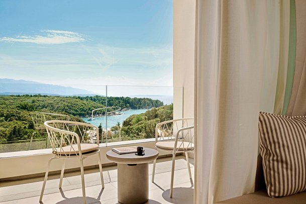 Arba Resort Valamar Collection - Wohnbeispiel Zimmer für 2 plus 1 Meerblick (Zimmercodierung DBM)