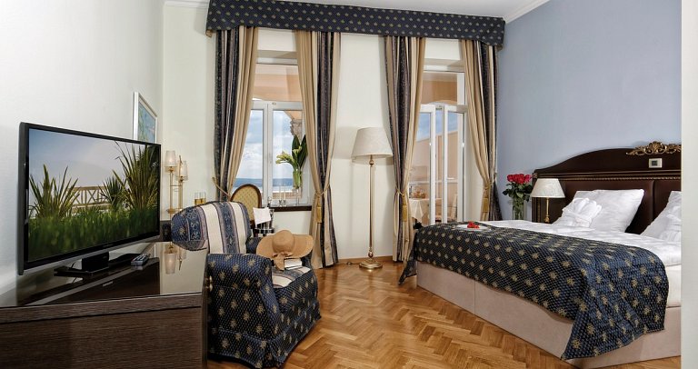 Kvarner Palace - Wohnbeispiel Doppelzimmer Superior Meerblick (Zimmercodierung DSM)