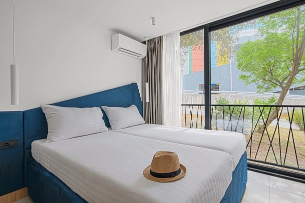 Ad Turres - Wohnbeispiel Doppelzimmer Nebengebäude (Zimmercodierung DBV)