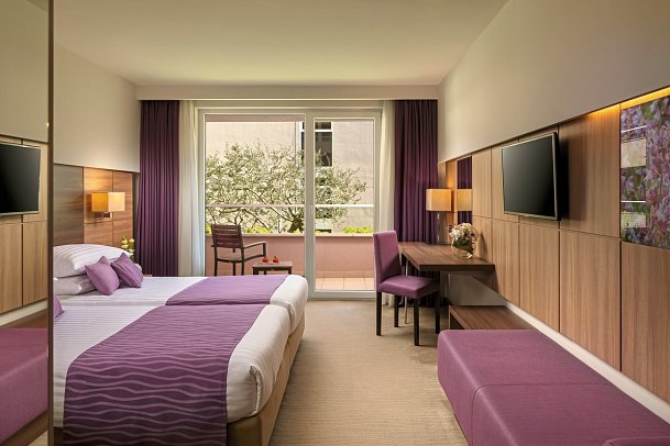 Vitality Hotel Punta - Wohnbeispiel Doppelzimmer Gartenblick (Zimmercodierung DBG)