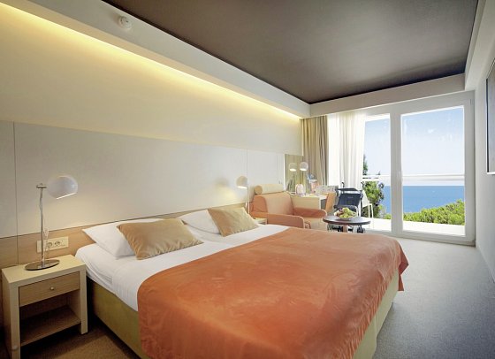Family Hotel Vespera - Wohnbeispiel Doppelzimmer Meerseite (Zimmercodierungen D1C & FVC)
