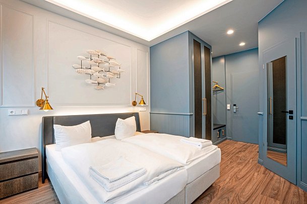 SEETELHOTEL Pommerscher Hof - Wohnbeispiel Doppelzimmer Landseite (Zimmercodierung DB1)