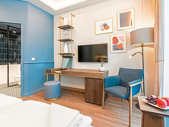 SEETELHOTEL Pommerscher Hof - Wohnbeispiel Doppelzimmer Landseite (Zimmercodierung DB1)