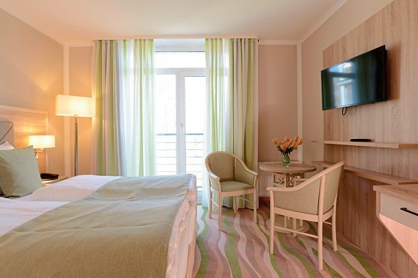 Seehotel Großherzog von Mecklenburg - Wohnbeispiel Doppelzimmer (Zimmercodierungen DB1 & FB1)