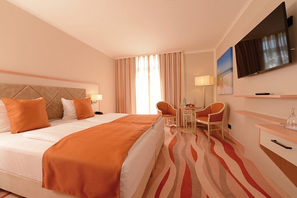 Seehotel Großherzog von Mecklenburg - Wohnbeispiel Doppelzimmer (Zimmercodierungen DB1 & FB1)