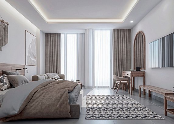 Acel Beach Resort - Wohnbeispiel Doppelzimmer Komfort (Zimmercodierungen DFG & DFP)