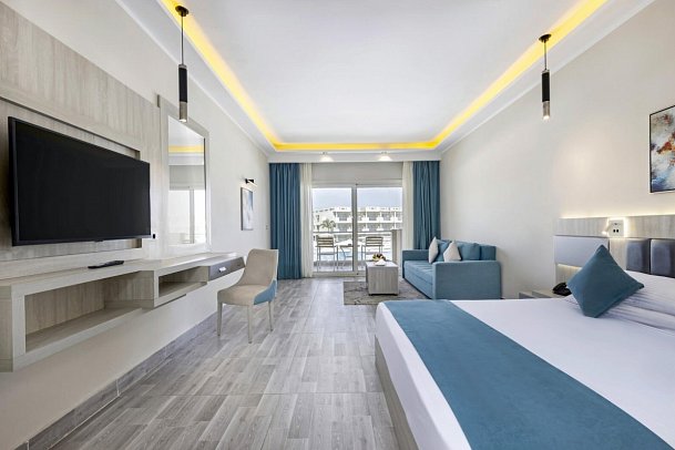 Sirena Beach Resort & Spa - Wohnbeispiel Doppelzimmer Premium Meerseite (Zimmercodierungen DMC & DCC)