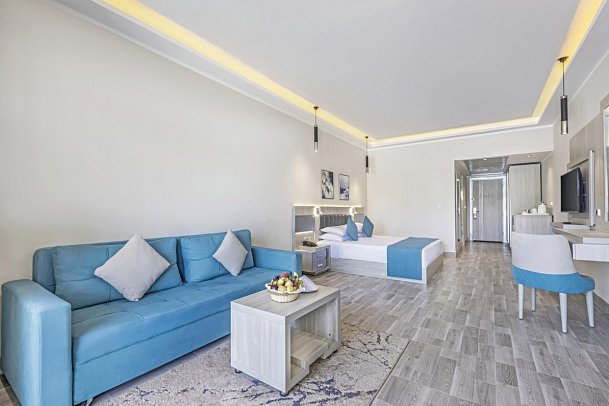 Sirena Beach Resort & Spa - Wohnbeispiel Doppelzimmer Premium Meerseite (Zimmercodierungen DMC & DCC)