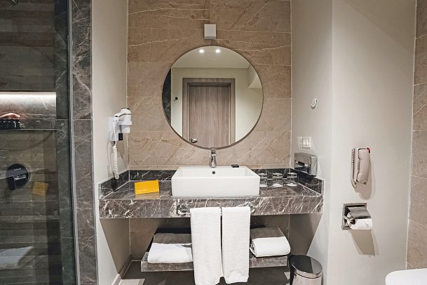 Sentido Reef Oasis Suakin Resort - Beispiel Bad Doppelzimmer Deluxe (Zimmercodierungen DD1 & DC3)