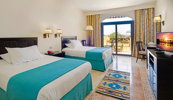 Blend Elphistone Resort - Wohnbeispiel Doppelzimmer Standard Gartenblick (Zimmercodierungen DGG & DCG)