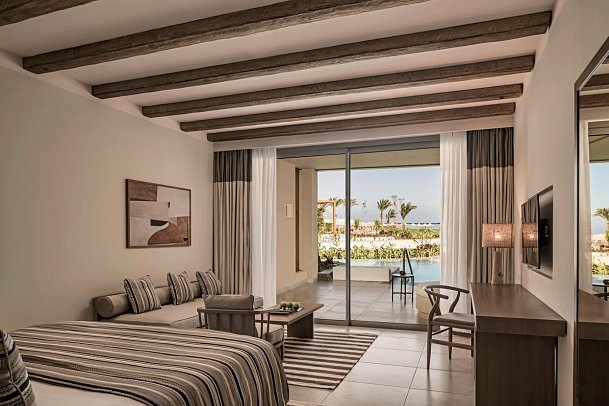 JAZ Elite Riviera - Wohnbeispiel Doppelzimmer Superior Swim Up (Zimmercodierungen DSQ & DCQ)