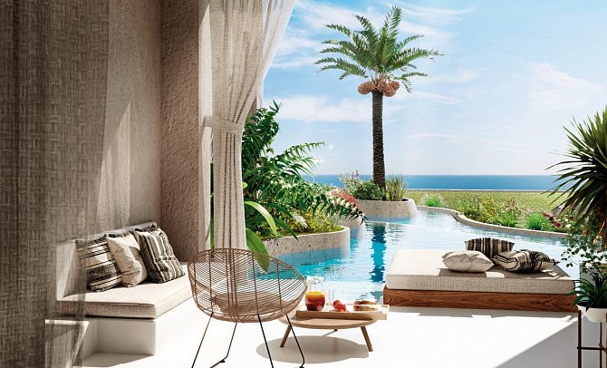 JAZ Elite Riviera - Modellbild Doppelzimmer Superior Swim-Up (Zimmercodierungen DSQ & DCQ)