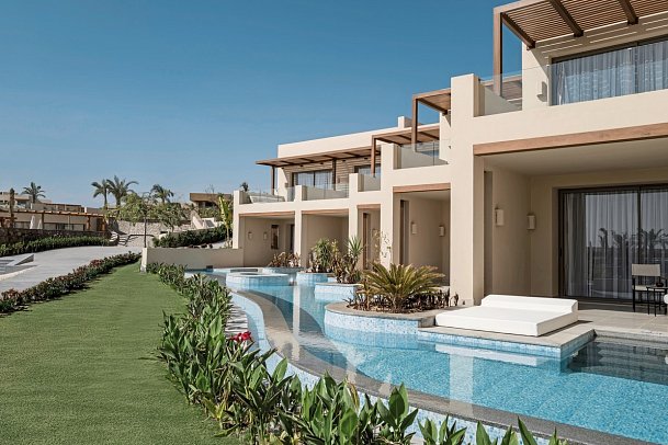 JAZ Elite Riviera - Wohnbeispiel Doppelzimmer Superior Swim Up (Zimmercodierungen DSQ & DCQ)