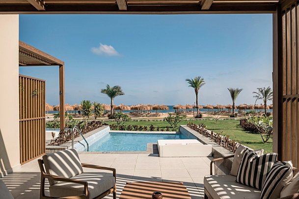 JAZ Elite Riviera - Beispiel Terrasse Suite Executive Meerblick (Zimmercodierung WTM)