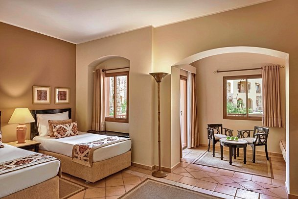 Steigenberger Coraya Beach - Doppelzimmer Deluxe Gartenblick (Zimmercodierung DD1)