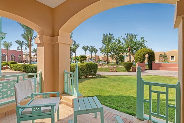 Swissôtel Resort El Quseir - Beispiel Terrasse Doppelzimmer (Zimmercodierungen DB1 & DC1)