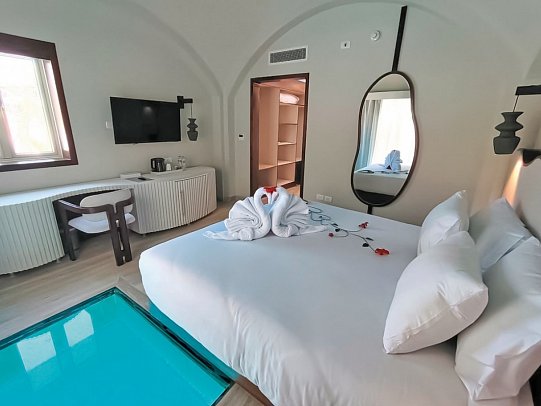 Diamond Beach by Pearl Resort - Wohnbeispiel Doppelzimmer Malediven Lagunenblick (Zimmercodierung D3I)