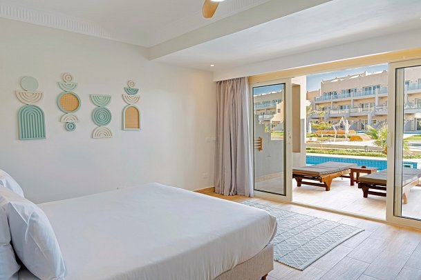 Diamond Beach by Pearl Resort - Wohnbeispiel Suite Swim Up (Zimmercodierungen WBQ & W2Q)