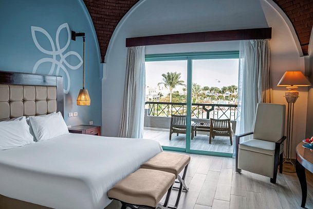 Sentido Akassia Beach - Wohnbeispiel Doppelzimmer Superior seitl. Meerblick (Zimmercodierungen D1N & DCN)