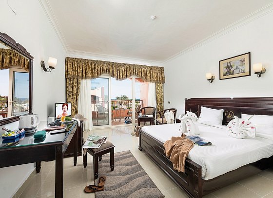 Three Corners Happy Life Beach Resort - Wohnbeispiel Doppelzimmer Komfort Meerseite (Zimmercodierungen DFC & DCC)